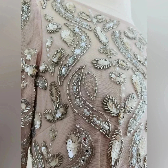 Anthropologie BHLDN Aidan Mattox Giada Dress Size US 6 - Picture 3 of 16